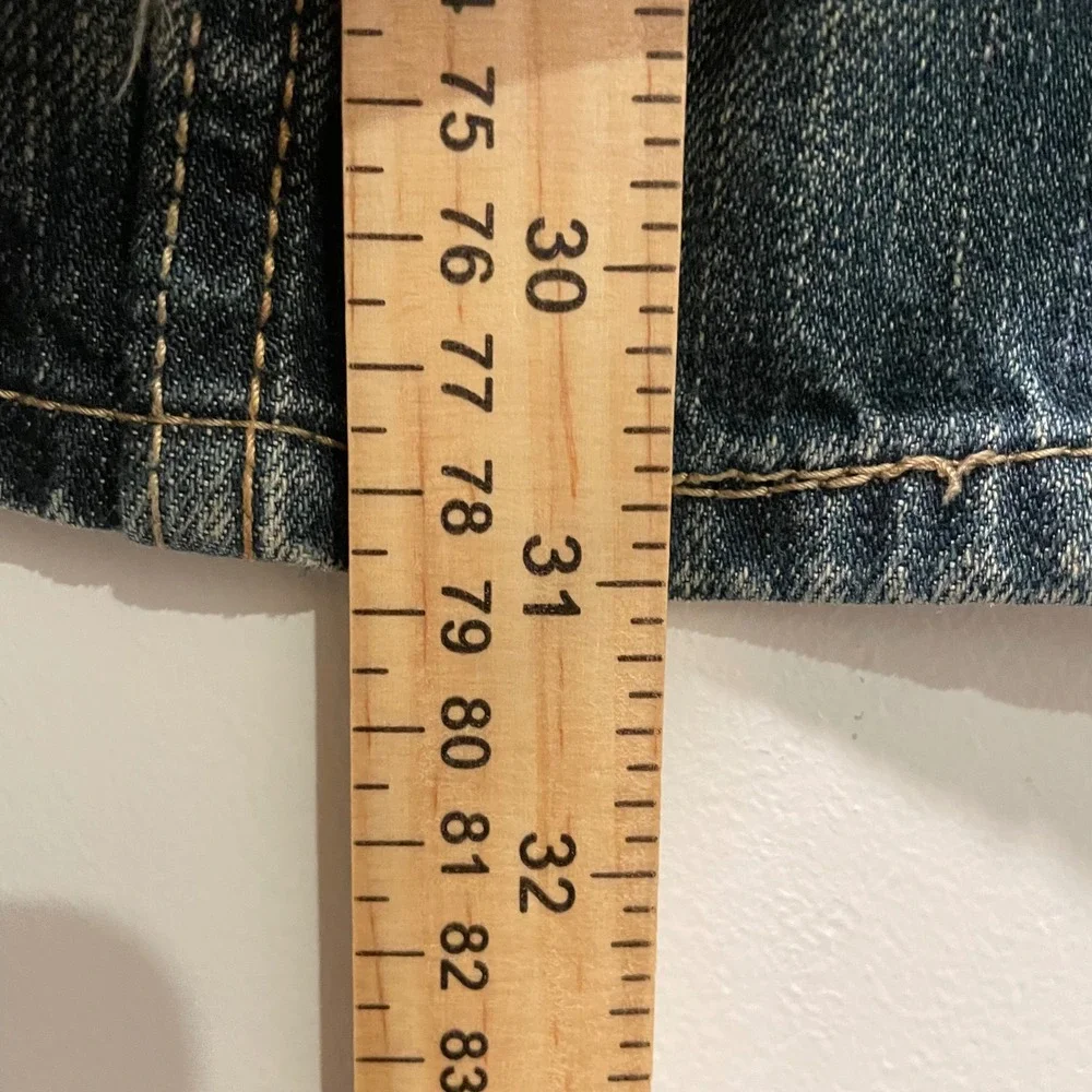 Levis 505 Straight Fit Mens Jeans Medium Wash Blue Denim 33x32